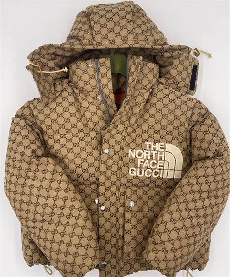 gucci puffer coat north face|north face gucci collection prices.